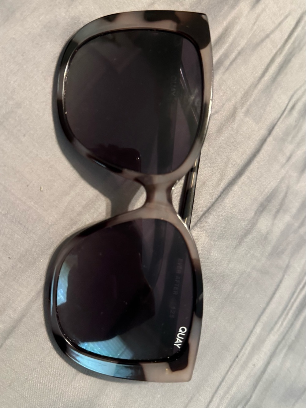 Quay Australia Black Gradient Oversized Women's Sunglasses